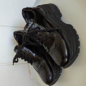 Prada Platform Brogues